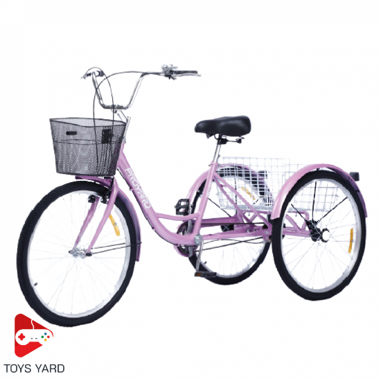 صورة دراجة 3 كفرات مقاس 26 الوان متعدده